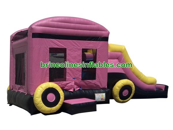 C1119 Pink Princess Inflatable Combo Jumper