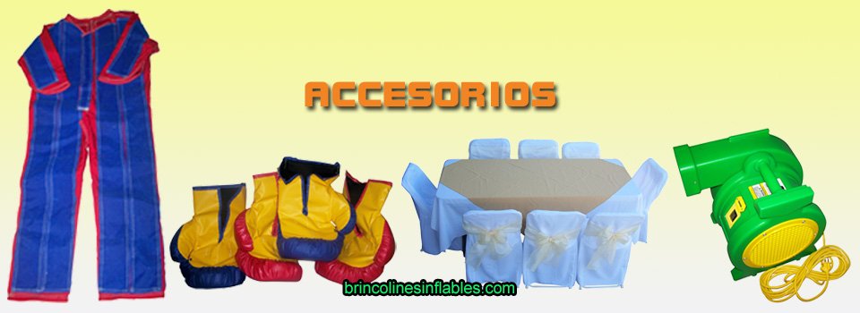 Venta de accesorios para brincolines