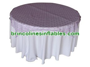 Manteles Rosados Para Mesas Redondas de Fiestas